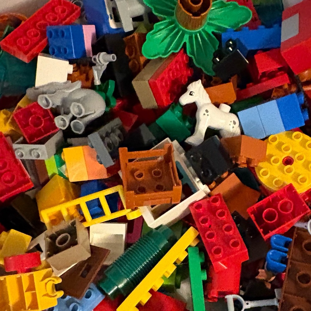 LEGO DUPLO Bulk Lot of 100 Pieces includes figure or animal - Picture 3 of 4